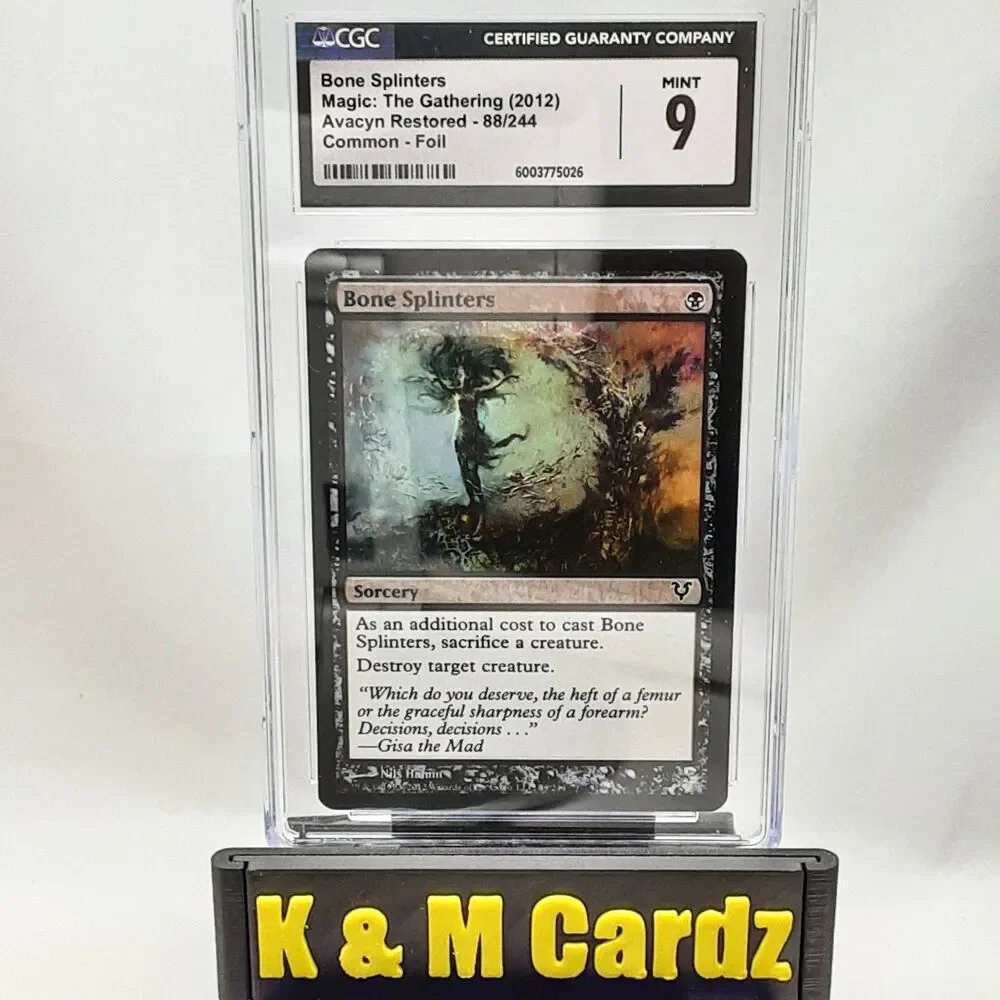 MTG - Avacyn Restored - Bone Splinters - Foil - Graded - CGC 9